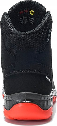 Atlete pune Elten Maddox Mid ESD S3 SRC, hidrofobe, numër 47, të zeza të kuqe