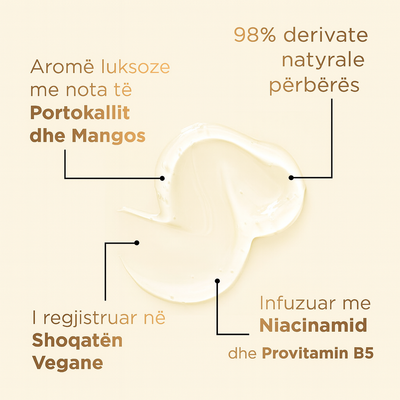Shampo për trup Baylis & Harding Kindness+Vitamin C & Niacinamide, Orange & Mango Fragrance, 500 ml