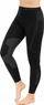 Pantalona sportive Brubeck LE13260, termike, për goca, të zeza grafit, XL
