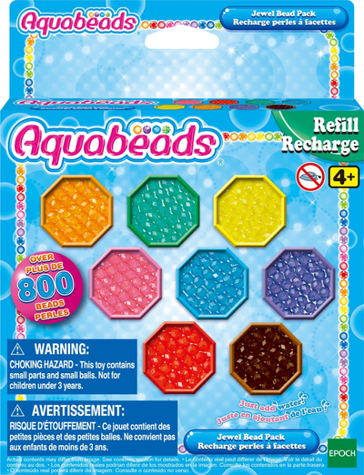 Set rruazash Aquabeads Beads Gems Refill 31520, shumëngjyrëshe, për fëmijë