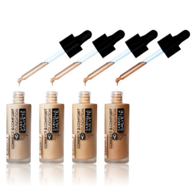 Krem pudër Gabriella Salvete Correct & Comfort HD, 104 Natural, 29 ml