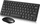Set tastierë dhe maus RoGer GKM901, wireless 2.4 GHz, ultra i hollë, i zi