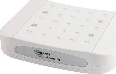 Мрежен адаптер ALLNET ALL-GHN101-2wire, G.HN Gigabit Ethernet 1000 Mbit/s, 2x RJ45 2x RJ11, бел