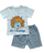 Set maicë & shorce për djem SMSHDC1, 80, tringjyrëshe