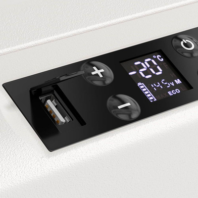 Frigorifer turistik Yeticool LX40 , AC (100-240V) / DC (12 / 24V), i kaltër/bardhë