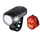 Set drita biçiklete Sigma Aura 45 + Nugget II, 45 lux, USB, i zi