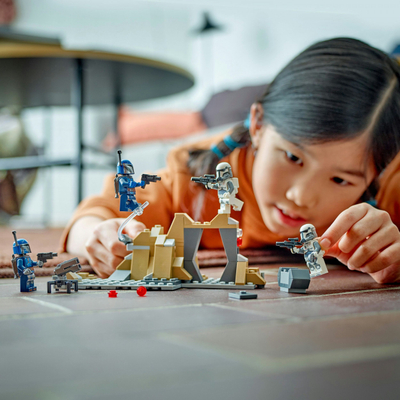 Set lodër LEGO Star Wars Ambush on Mandalore Battle Pack, ndërtim kreativ, për fëmijë