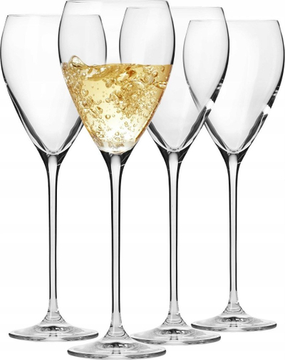 Gotë vere Krosno, 280ml, set 4 copë, transparente