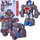 Figurë lodër Transformers Hasbro Optimus Primal, 11 cm, konvertueshme, gri