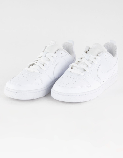 Atlete për fëmijë Nike Court Borough Low Recraft, profil i ulët, total white, të bardha
