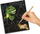 Set kreativ SES Creative Glow in the Dark Scratch Dinosaurs Classic, që shkëlqen në errësirë