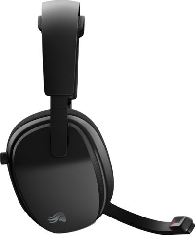 Kufje gaming Glorious GHS Wireless InfinitePlay, pa tela, me mikrofon, të zeza