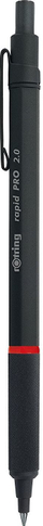 Stilolaps mekanik Rotring Rapid Pro, 2.0 mm, metalik, i zi mat
