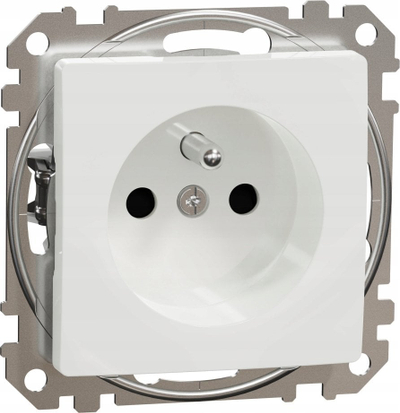 Prizë muri Schneider Electric Sedna Design GN.1-KR.Z/U, Schuko, e bardhë