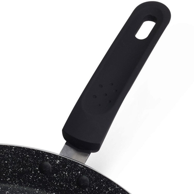 Tigan petullash Krisberg, 22 cm, me shtresë mermeri, i zi