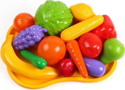 Set lodrash me perime edhe fruta Technok 5347, tabaka me rrjetë, shumëngjyrëshe