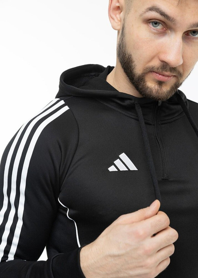 Bluzë me kapuç Adidas Tiro 24 Training M IJ9957, Aeroready, për burra, e zezë