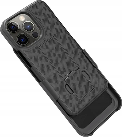 Kapak telefoni Holster Shield për Samsung Galaxy A14 5G, me kllips për në brez, i zi