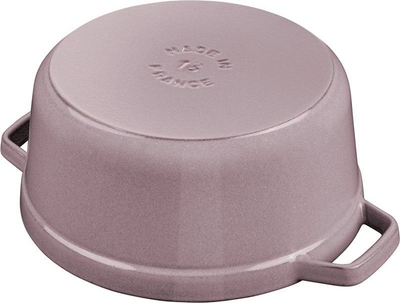 Tenxhere gize Staub, 2.2L, me kapak, rozë Cherry Blossom