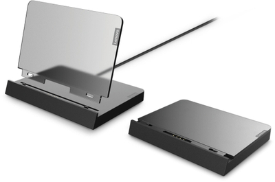 Stacion karikimi me USB Lenovo ZG38C07019 për tablet, i zi