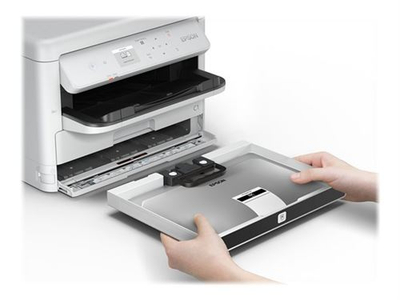 Printer Epson PRO WF-M5399DW, bardh e zi, Wi-Fi, i bardhë