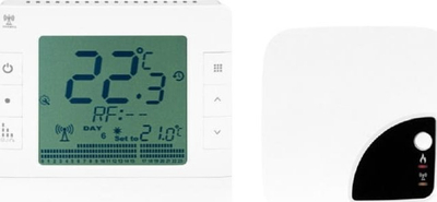 Termostat wireless Euroster E6060Txrx, program javor, ekran LCD