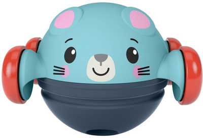 Lodër zhvilluese Fisher Price My Buddy Pop and Roll, me rrota, për beb