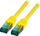 Kabllo rrjeti EFB RJ45 Cat.6A, S/FTP, 1.5m, e verdhë