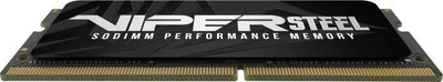 Memorie RAM për laptop Patriot Viper Steel, SODIMM, DDR4, 32 GB, 2666 MHz, CL18 (PVS432G266C8S)