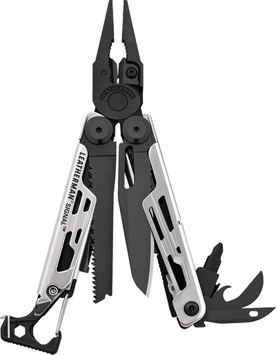 Vegël shumë funksionale Leatherman SIgreenAL, e zezë dhe e hirtë