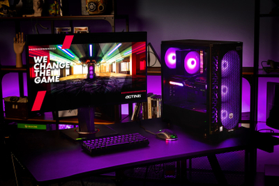 Компјутер Actina, AMD Ryzen 5 5600, 32GB RAM, 1TB SSD, AMD Radeon RX 6700 XT, црн