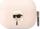 Kapak Karl Lagerfeld KLAPRUNIKP për Apple AirPods Pro, silikon, dizajn Karl Head 3D, rozë