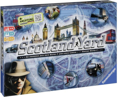 Loje tavoline Ravensburger Scotland Yard, strategjike, per femije 8+