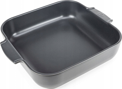 Enë pjekje katrore Peugeot Appolia Square Ceramic Casserole, qeramike, gri Slate