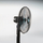 Ventilator ne kembe Tiross, me telekomande, me kohematës, i bardhe