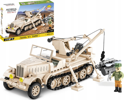 Set ndërtimi Cobi Bricks Sd.Kfz. 9/1 Famo, 498 copa, shkalla 1:35, shumëngjyrësh