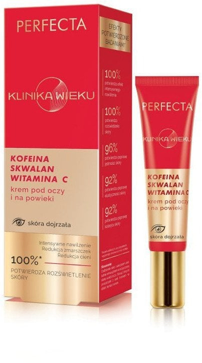 Krem sysh Perfecta Age Clinic, me skualan dhe vitaminë C, 15ml