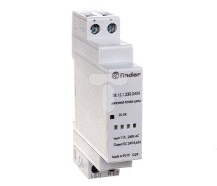 Furnizes me rrymë Finder DC, 110-240V, 12W, 24V