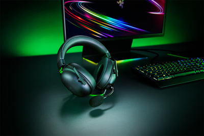 Gejминг слушалки Razer Blackshark V2 X, со кабел, за PlayStation, црни