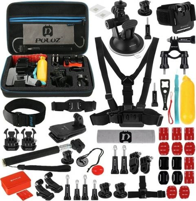 Set për kamera Puluz PKT09, 53 pjesë