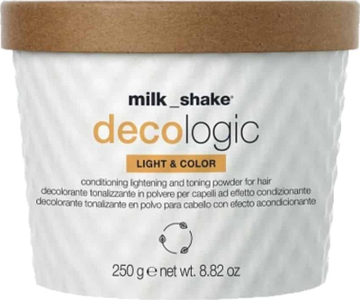 Pluhur dekolorues Milk Shake Decologic Light & Color, profesional, pa pluhur, shumëngjyrësh