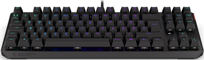 Механичка тастатура Endorfy Thock TKL HU, Kailh Red, RGB, црвена