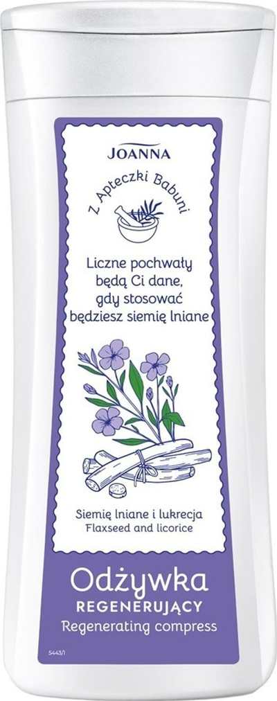 Balsam flokësh Joanna Grandma's First Aid Kit Regenerating Care, rigjenerues, 200 g