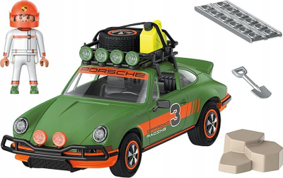 Set lodrash Playmobil 71436 Porsche 911 Carrera RS 2.7 Off-Road, 47 copa, jeshile portokalli