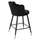 Stol velvet + metal 50×50×90 cm (HM8736.04), zezë