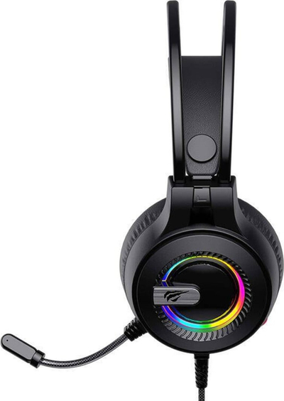 Kufje gaming Havit H2040D, stereo, me mikrofon, të zeza