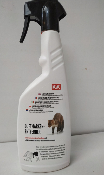 Sprej kundër erës së kunadheve Marten, 500 ml, për automjete