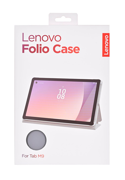 Mbulesë tablet Lenovo Folio Cover Tab M9 ZG38C04869, me qëndrim, gri
