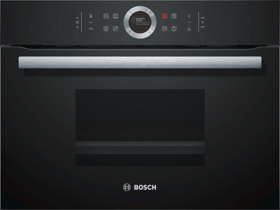 Furrë me avull Bosch CDG634AB0, e integruar, kompakte, e zezë