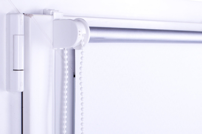 Roletë dritareje Domoletti MINI ROLLER BLIND B/O 051, 67x150 cm, poliester, e bardhë